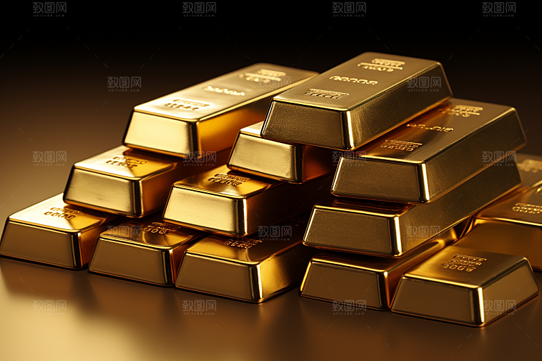黄金贵金属高清素材
