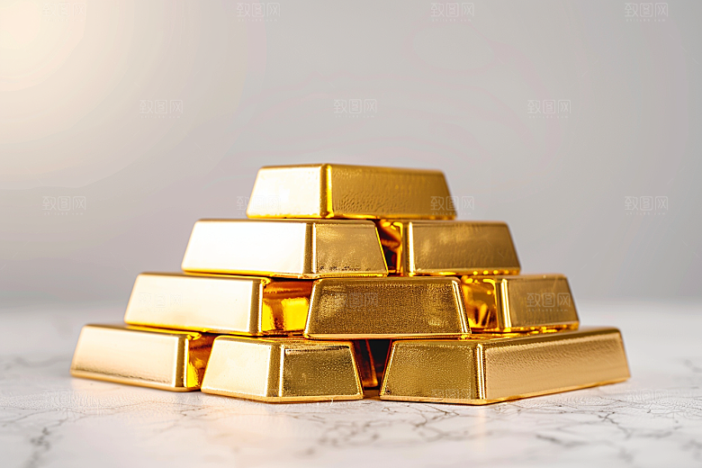 黄金金块投资素材