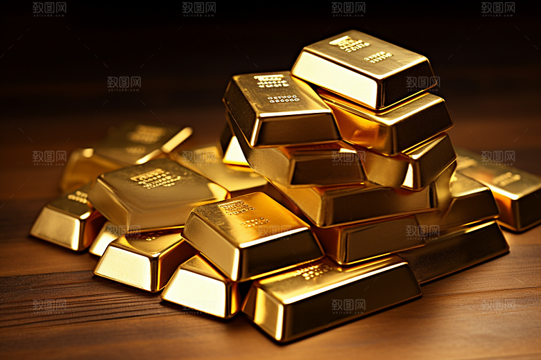 黄金富贵奢侈品素材