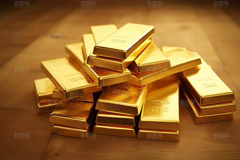黄金金子奢侈品素材