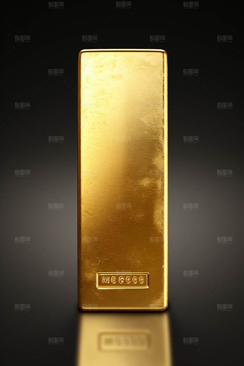 黄金奢侈品金块素材