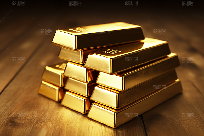 黄金奢侈品理财产品素材