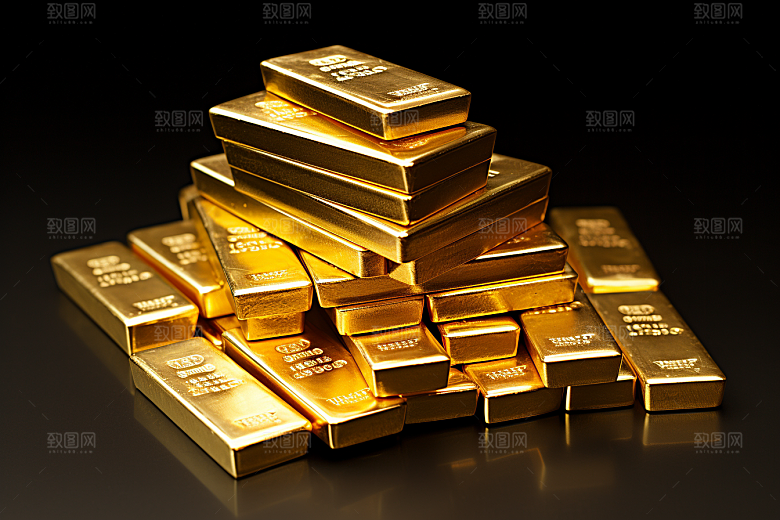 黄金奢侈品理财产品素材