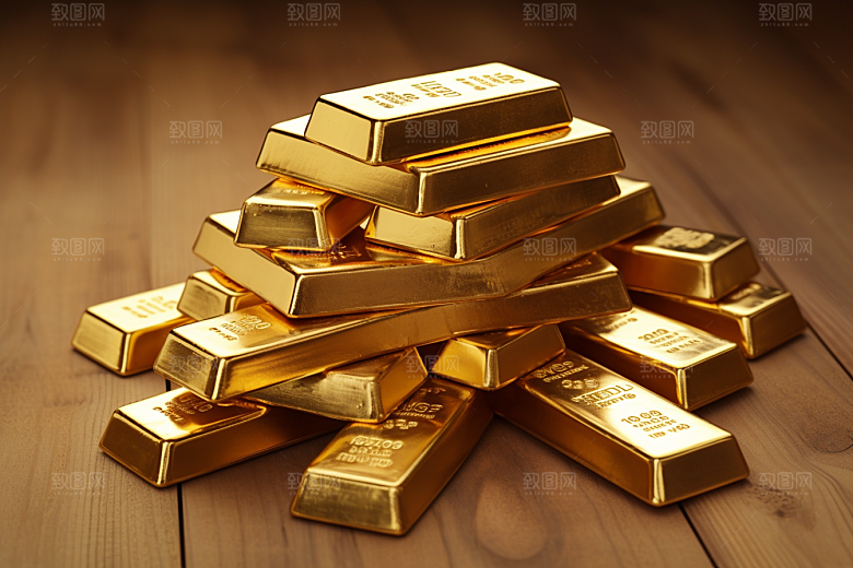黄金奢侈品理财产品素材