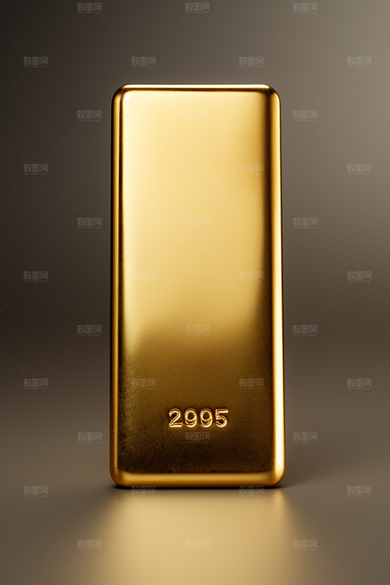 黄金奢侈品金块素材