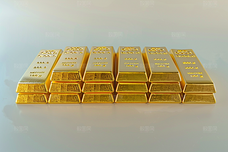 黄金财富富贵素材