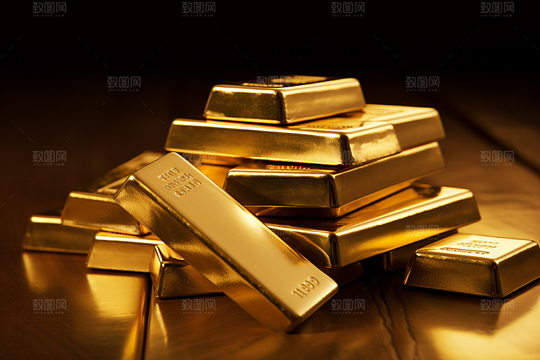 黄金奢侈品富贵素材