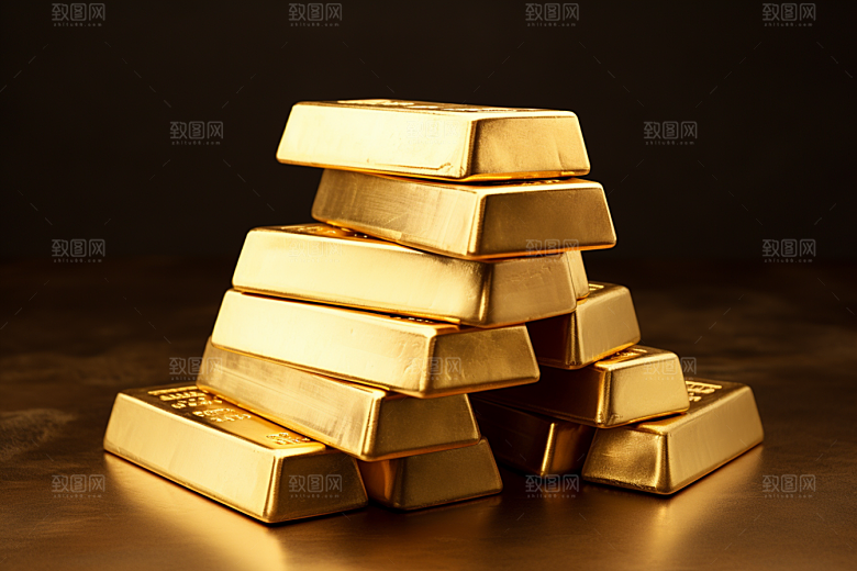 黄金金砖高清素材