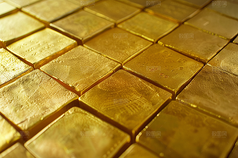 黄金金砖贵金属素材
