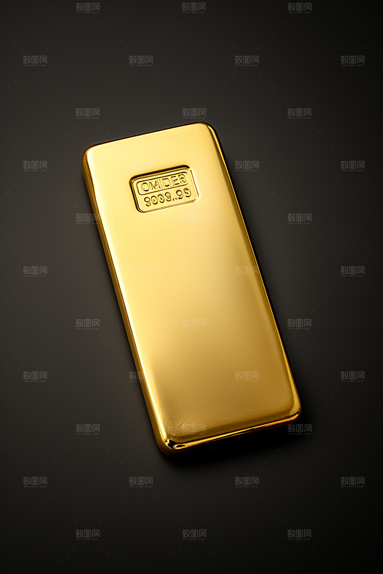黄金金块奢侈品素材
