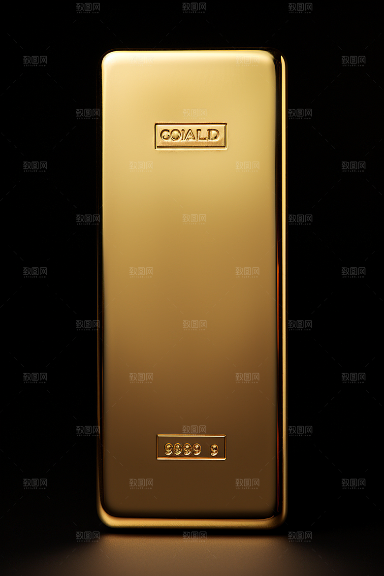 黄金金子奢侈品素材