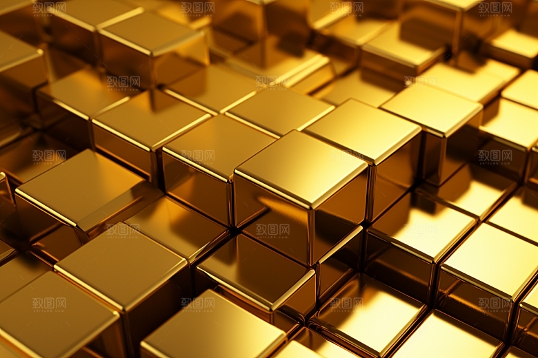 黄金高清金砖素材