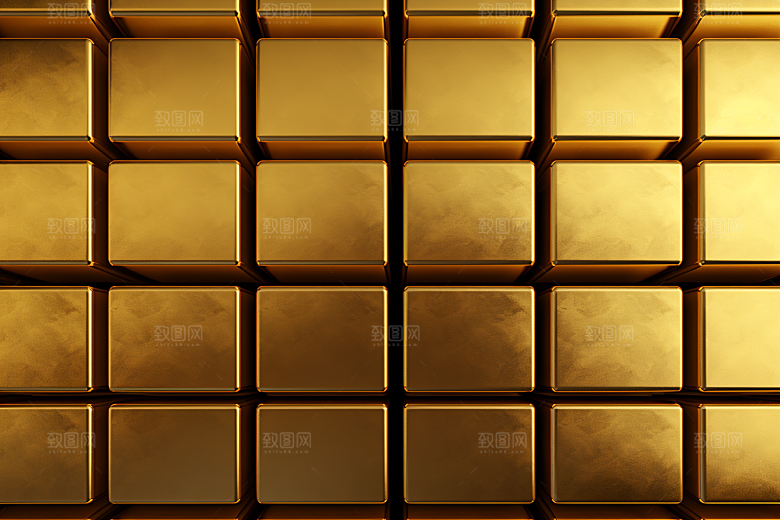 黄金金砖金子素材