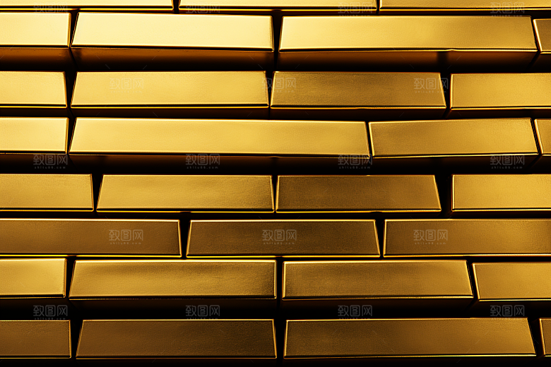 黄金金子富贵素材