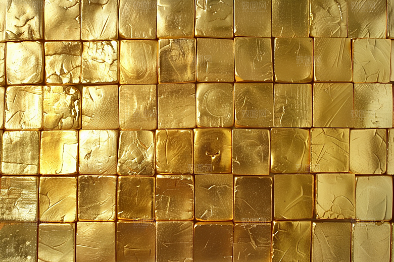 黄金金砖金块素材