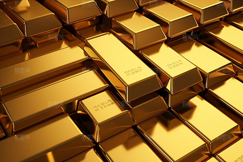 黄金金砖高清素材