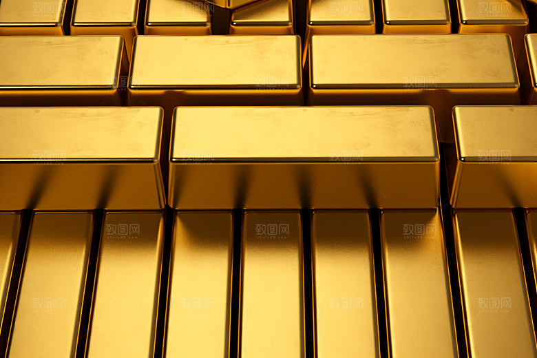 黄金财富奢侈品素材