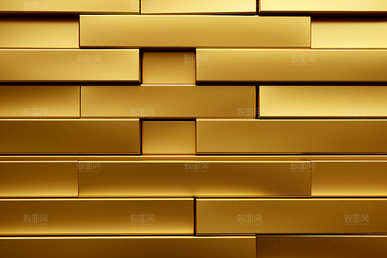 黄金贵金属高清素材