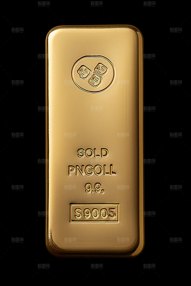 黄金金砖财富素材