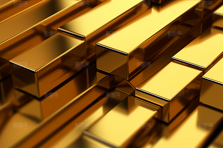 黄金金砖高清素材