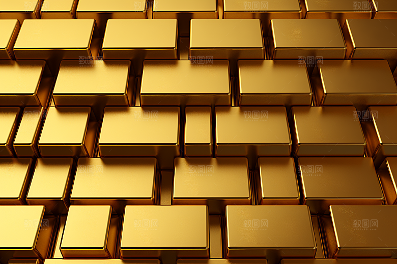 黄金金砖投资素材