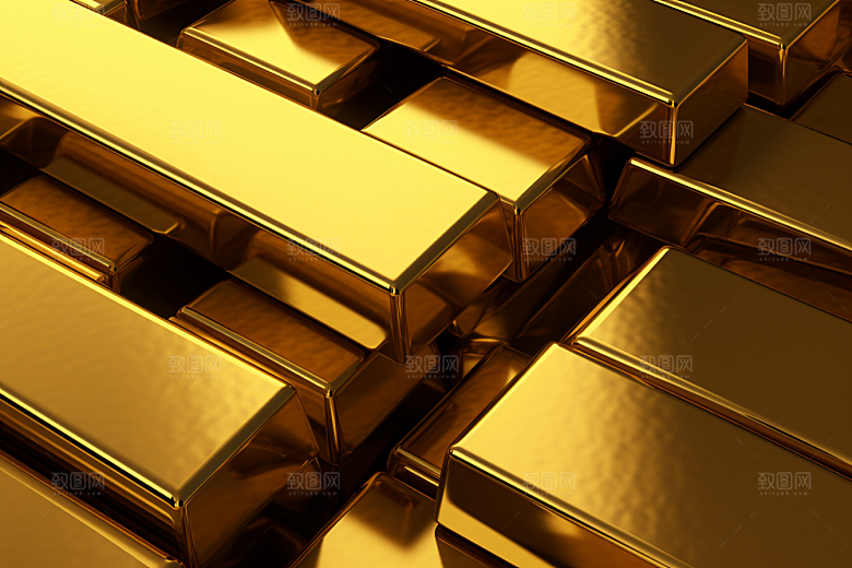 黄金金子贵金属素材