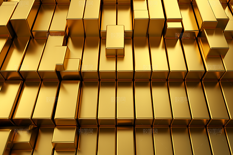 黄金高清金砖素材