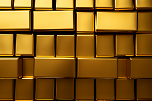 黄金金块金子素材