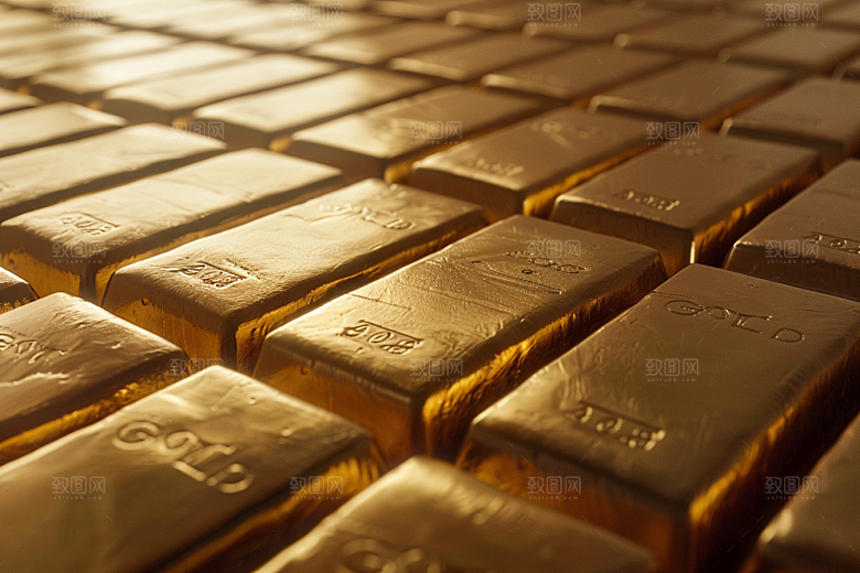 黄金金块奢侈品素材