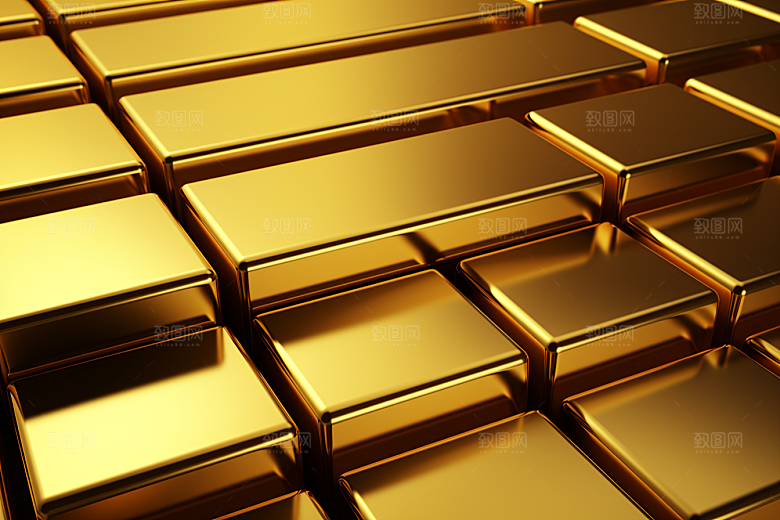 黄金金子贵金属素材