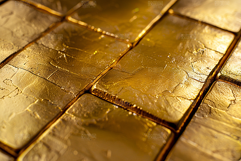 黄金金块金砖素材