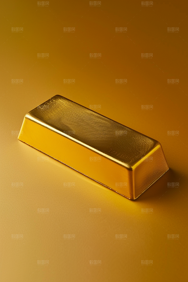 黄金金砖富贵素材