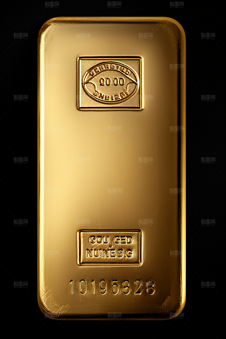 黄金金砖财富素材