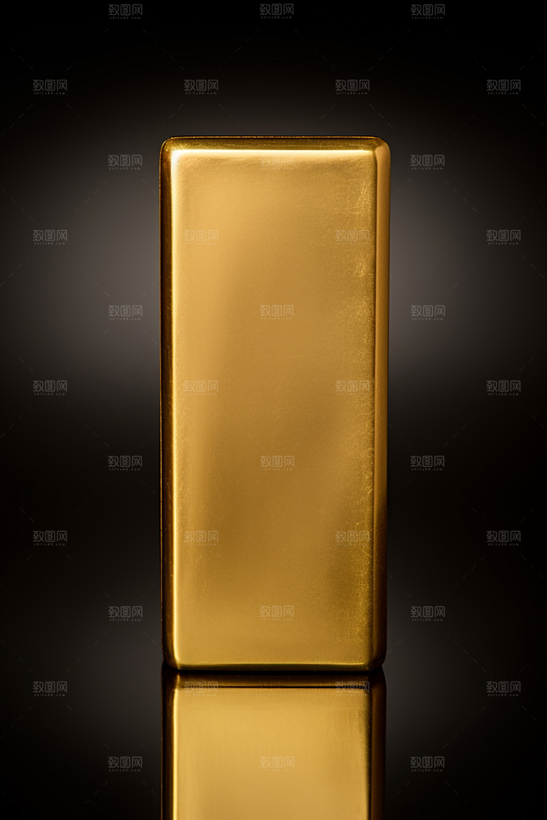 黄金财富金砖素材