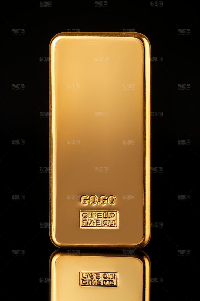 黄金金块奢侈品素材