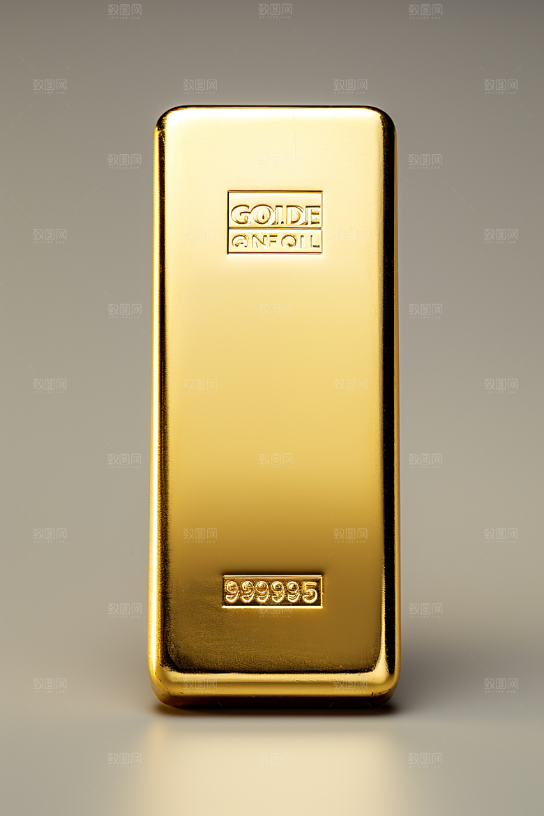 黄金财富金砖素材