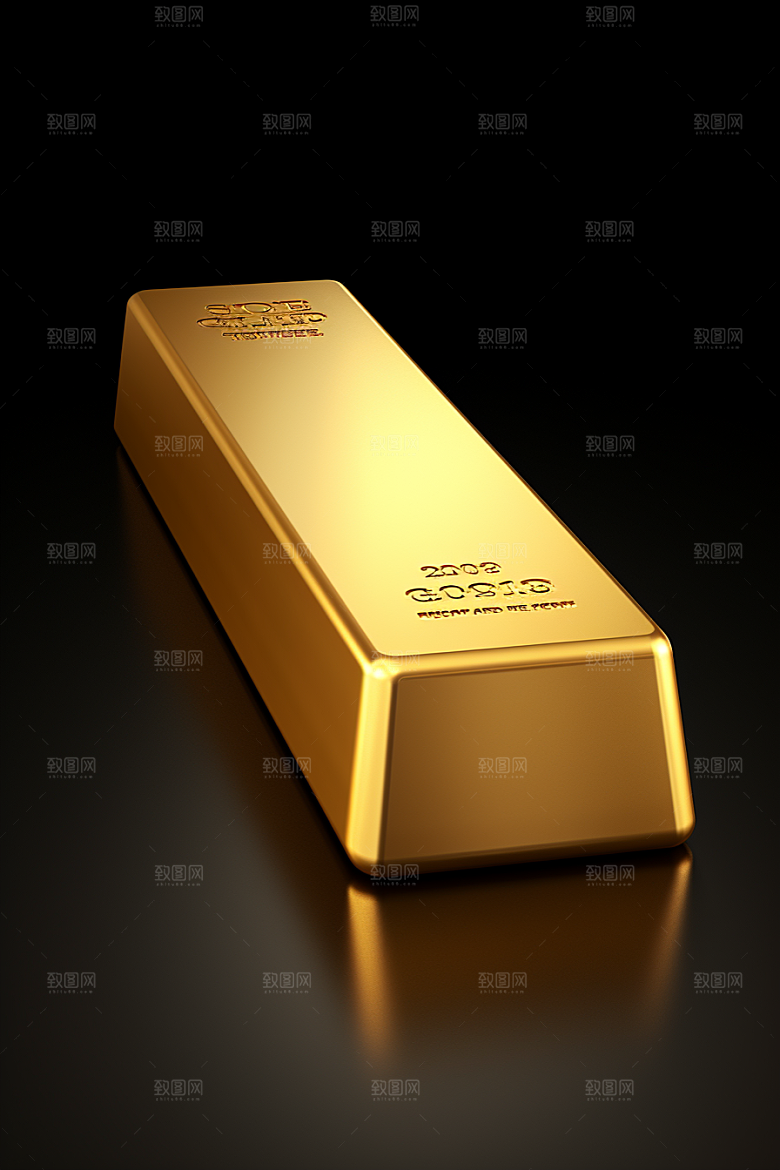黄金金砖贵金属素材