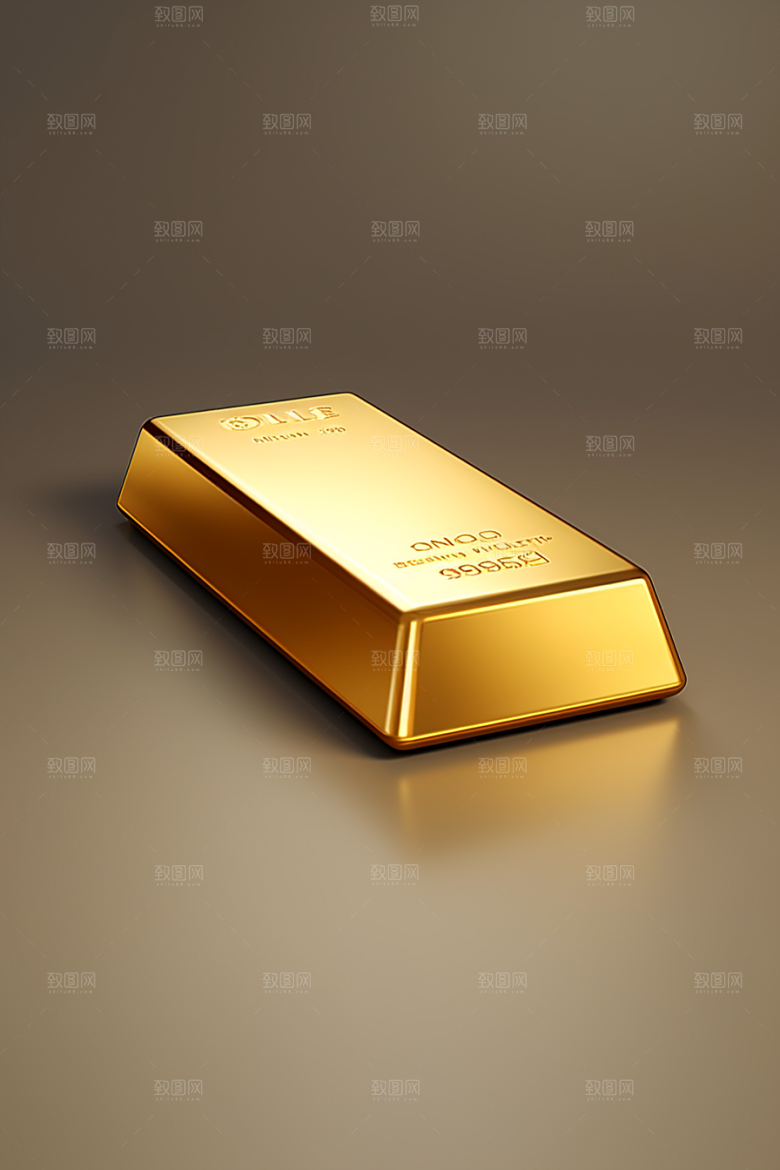 黄金金砖贵金属素材