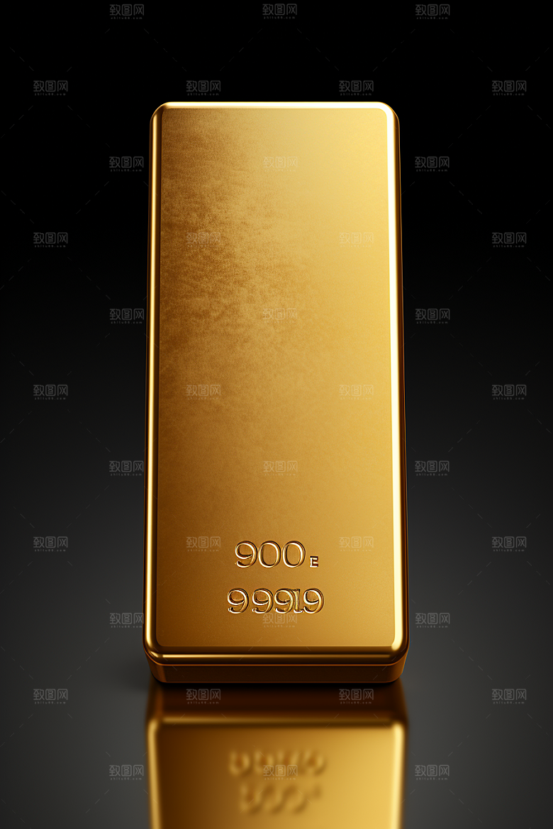 黄金财富金子素材