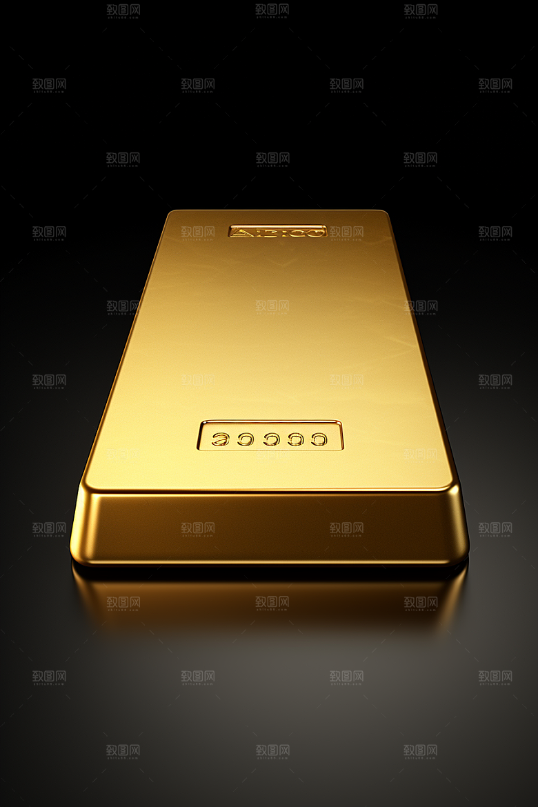 黄金奢侈品金块素材