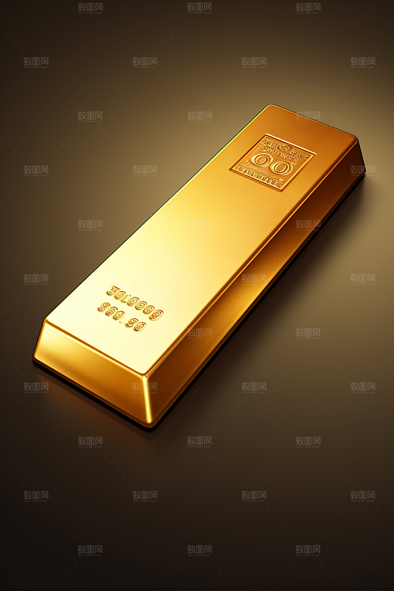 黄金金块投资素材