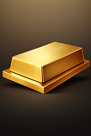 黄金金砖贵金属素材