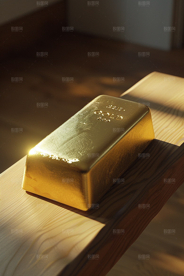 黄金财富金子素材