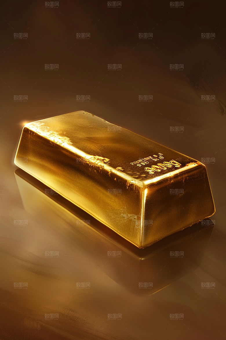 黄金财富金砖素材