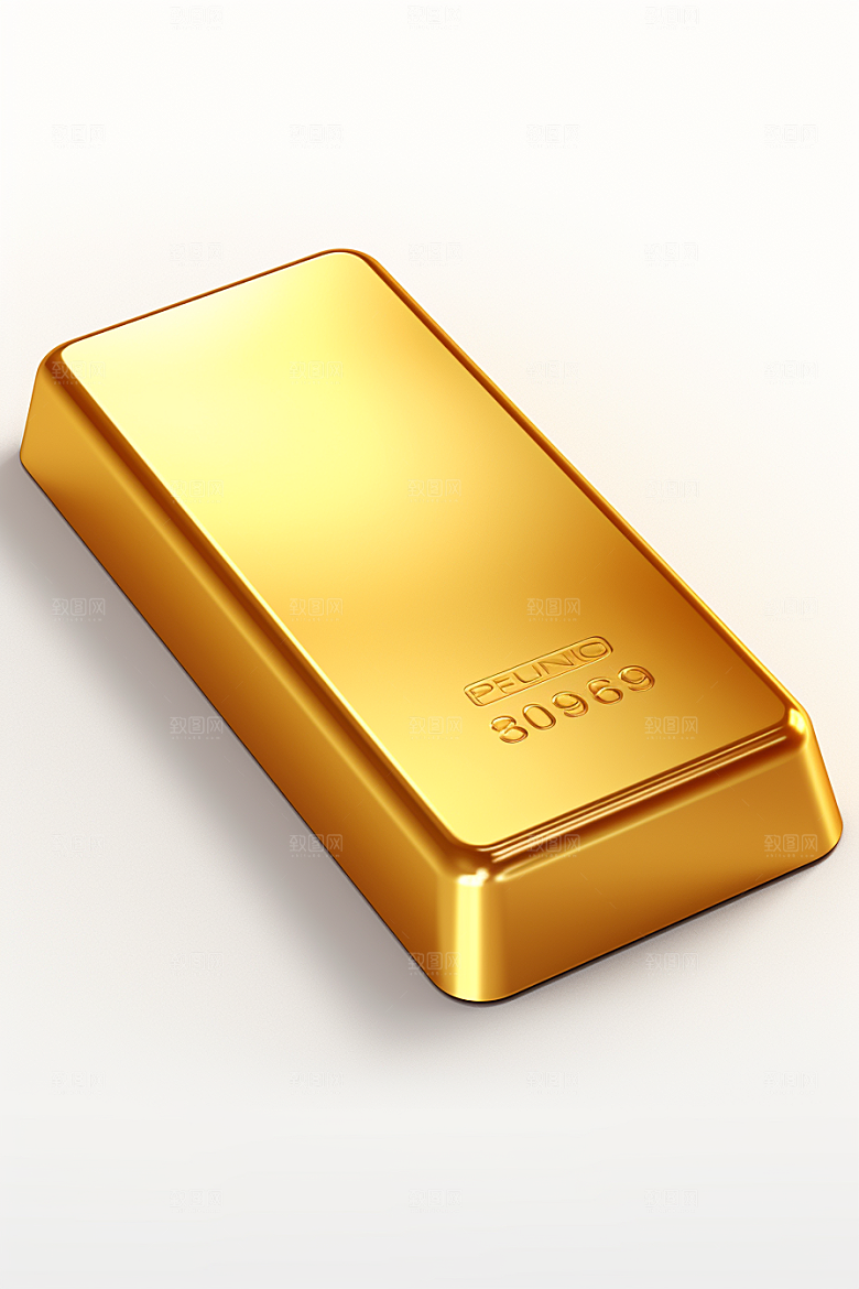 黄金金块富贵素材