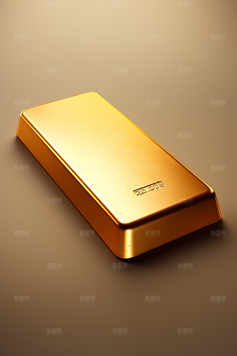黄金奢侈品金块素材