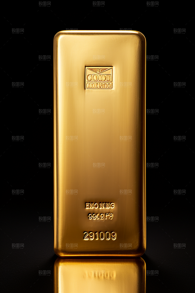 黄金奢侈品金块素材
