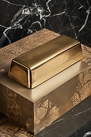 黄金奢侈品金块素材