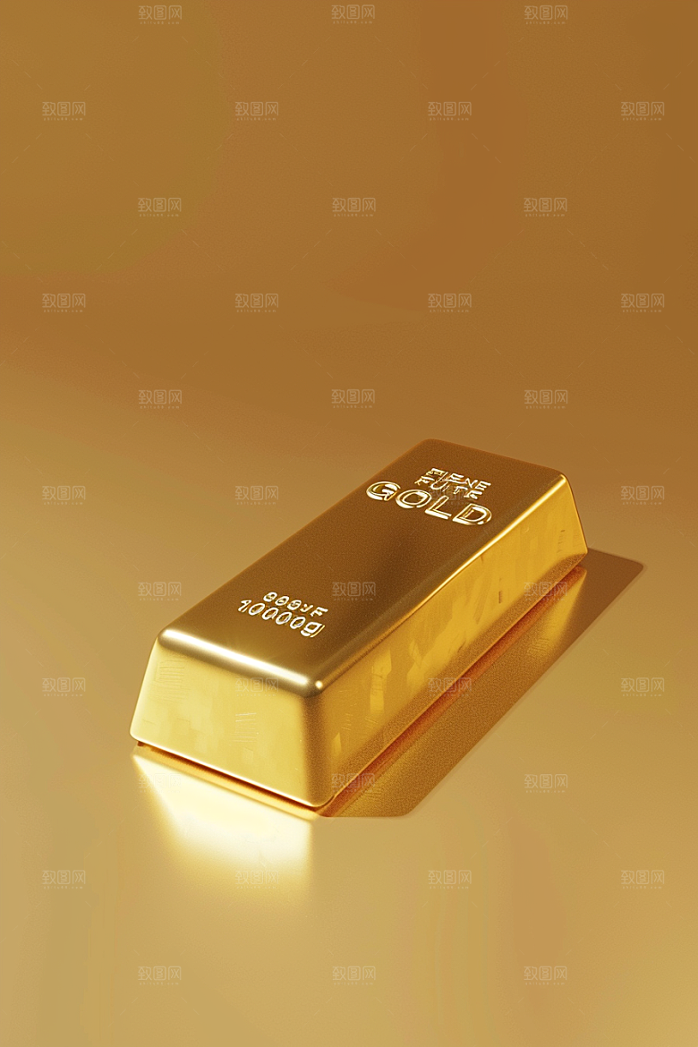 黄金理财产品金子素材