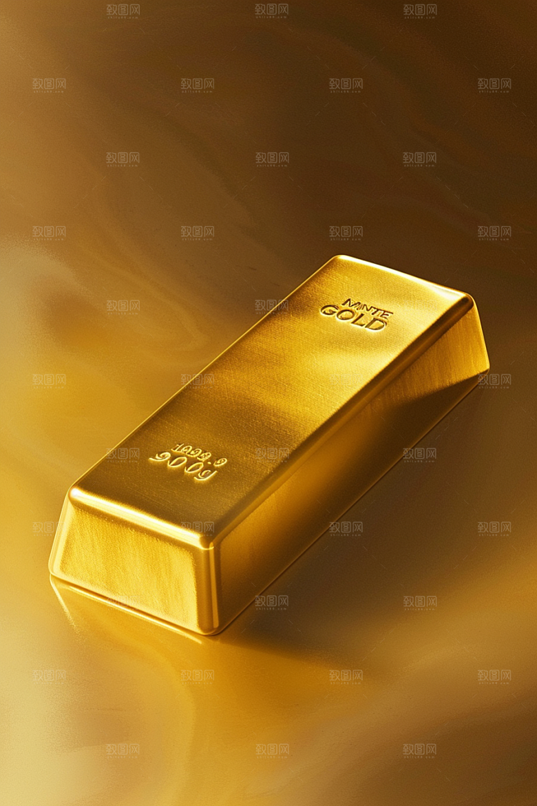 黄金金块高清素材